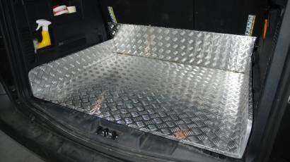 panelvan bagaj zemin aluminyum tava kaplama